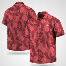 Load image into Gallery viewer, Gold Coast Football Club AFL Australian Football League Tommy Bahama Big &amp; Tall Fuego Floral Button-Up Shirt – Hawaiian Shirt Sport
