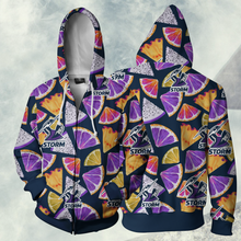 Load image into Gallery viewer, Melbourne Storm NRL Zip Hoodie Jacket