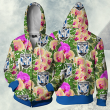 Load image into Gallery viewer, Bulldogs RLFC NRL Zip Hoodie Jacket