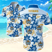 Load image into Gallery viewer, Gold Coast Titans  NRL Hawaiian Shirt