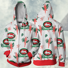 Load image into Gallery viewer, South Sydney Rabbitohs NRL Zip Hoodie Jacket