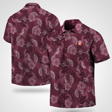 Load image into Gallery viewer, Brisbane Lions AFL Australian Football League Tommy Bahama Big &amp; Tall Fuego Floral Button-Up Shirt – Hawaiian Shirt Sport