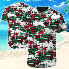 Load image into Gallery viewer, South Sydney Rabbitohs NRL National Rugby League Baseball Jersey T-Shirt Print Full 3D Hawaiian