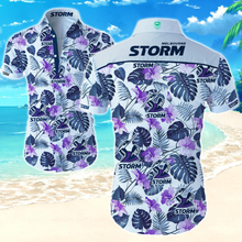 Load image into Gallery viewer, Melbourne Storm NRL Hawaiian Shirt