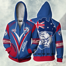 Load image into Gallery viewer, Western Bulldogs AFL Zip Hoodie Jacket
