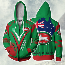 Load image into Gallery viewer, South Sydney Rabbitohs NRL Zip Hoodie Jacket