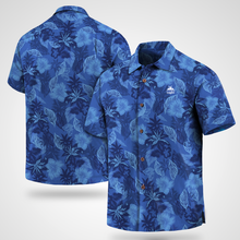 Load image into Gallery viewer, North Melbourne Football Club AFL Australian Football League Tommy Bahama Big &amp; Tall Fuego Floral Button-Up Shirt – Hawaiian Shirt Sport