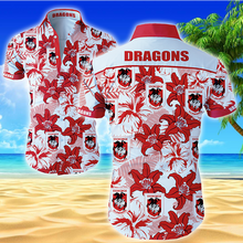 Load image into Gallery viewer, St. George Illawarra Dragons NRL Hawaiian Shirt