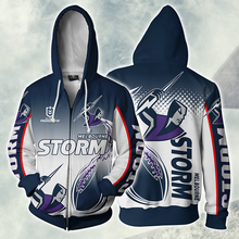 Load image into Gallery viewer, Manly Warringah Sea Eagles NRL Zip Hoodie Jacket