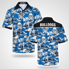 Load image into Gallery viewer, Canterbury-Bankstown Bulldogs NRL National Rugby League Balenciaga Norm Fit Hawaiian Shirt