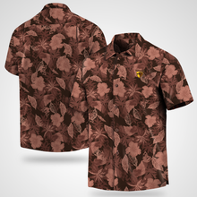 Load image into Gallery viewer, Box Hill Hawks Football Club AFL Australian Football League Tommy Bahama Big &amp; Tall Fuego Floral Button-Up Shirt – Hawaiian Shirt