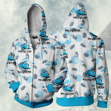 Load image into Gallery viewer, Cronulla Sharks NRL Zip Hoodie Jacket