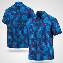 Load image into Gallery viewer, Western Bulldogs AFL Australian Football League Tommy Bahama Big &amp; Tall Fuego Floral Button-Up Shirt – Hawaiian Shirt Sport