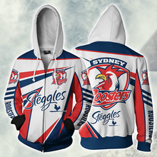 Load image into Gallery viewer, Sydney Roosters NRL Zip Hoodie Jacket