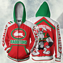 Load image into Gallery viewer, South Sydney Rabbitohs NRL Zip Hoodie Jacket
