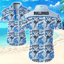 Load image into Gallery viewer, Canterbury-Bankstown Bulldogs NRL Hawaiian Shirt