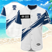 Load image into Gallery viewer, Geelong Football Club AFL Australian Football League Baseball Jersey Shirt Print Full 3D