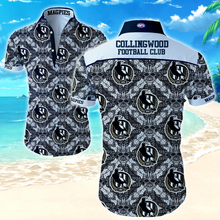 Load image into Gallery viewer, Collingwood Football Club AFL Hawaiian Shirt