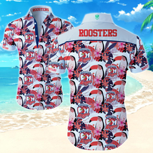 Load image into Gallery viewer, Sydney Roosters NRL National Rugby League Trendy Sport Hawaiian Shirt