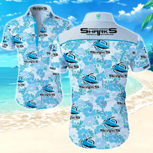 Load image into Gallery viewer, Cronulla-Sutherland Sharks NRL Hawaiian Shirt