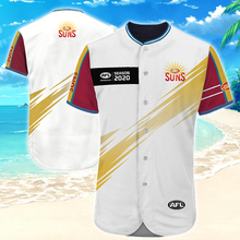 Load image into Gallery viewer, Gold Coast Football Club AFL Australian Football League Baseball Jersey Shirt Print Full 3D