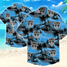 Load image into Gallery viewer, New Zealand Warriors NRL National Rugby League Balenciaga Norm Fit Hawaiian Shirt