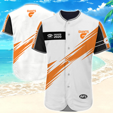Load image into Gallery viewer, Greater Western Sydney Giants AFL Australian Football League Baseball Jersey Shirt Print Full 3D