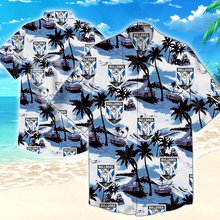 Load image into Gallery viewer, Canterbury-Bankstown Bulldogs NRL National Rugby League Balenciaga Norm Fit Hawaiian Shirt