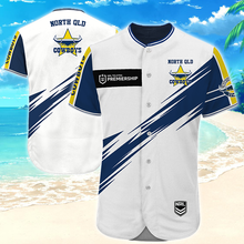 Load image into Gallery viewer, North Queensland Cowboys NRL National Rugby League Baseball Jersey Shirt Print Full 3D