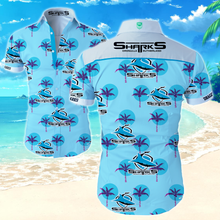 Load image into Gallery viewer, Cronulla-Sutherland Sharks NRL National Rugby League Trendy Sport Hawaiian Shirt