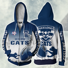 Load image into Gallery viewer, Geelong Football Club AFL Zip Hoodie Jacket