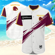 Load image into Gallery viewer, Brisbane Broncos NRL National Rugby League Baseball Jersey Shirt Print Full 3D
