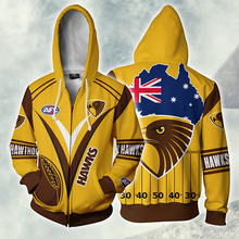 Load image into Gallery viewer, Hawthorn Football Club AFL Zip Hoodie Jacket