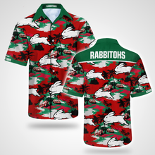 Load image into Gallery viewer, South Sydney Rabbitohs NRL National Rugby League Balenciaga Norm Fit Hawaiian Shirt