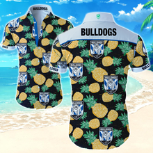 Load image into Gallery viewer, Canterbury-Bankstown Bulldogs NRL Hawaiian Shirt