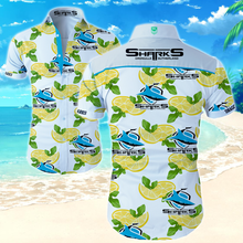 Load image into Gallery viewer, Cronulla-Sutherland Sharks NRL National Rugby League Trendy Sport Hawaiian Shirt