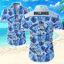 Load image into Gallery viewer, Canterbury-Bankstown Bulldogs NRL Hawaiian Shirt