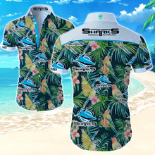 Load image into Gallery viewer, Cronulla-Sutherland Sharks NRL Hawaiian Shirt