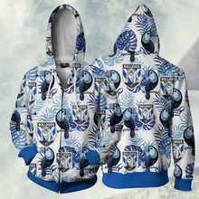 Load image into Gallery viewer, Bulldogs RLFC NRL Zip Hoodie Jacket