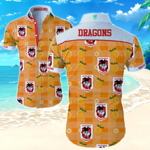 Load image into Gallery viewer, St. George Illawarra Dragons NRL National Rugby League Trendy Sport Hawaiian Shirt