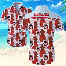 Load image into Gallery viewer, St. George Illawarra Dragons NRL National Rugby League Trendy Sport Hawaiian Shirt