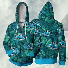 Load image into Gallery viewer, Cronulla Sharks NRL Zip Hoodie Jacket