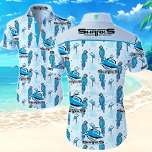 Load image into Gallery viewer, Cronulla-Sutherland Sharks NRL National Rugby League Trendy Sport Hawaiian Shirt