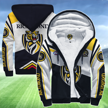 Load image into Gallery viewer, Richmond AFL Australian Football League Zip Hoodie Fleece Jacket
