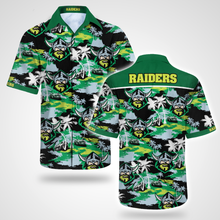 Load image into Gallery viewer, Canberra Raiders NRL National Rugby League Balenciaga Norm Fit Hawaiian Shirt