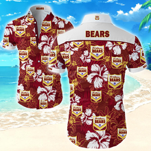 Load image into Gallery viewer, Brisbane Bears AFL Hawaiian Shirt