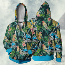 Load image into Gallery viewer, Cronulla Sharks NRL Zip Hoodie Jacket