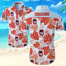 Load image into Gallery viewer, St. George Illawarra Dragons NRL National Rugby League Trendy Sport Hawaiian Shirt