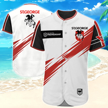 Load image into Gallery viewer, St. George Illawarra Dragons NRL National Rugby League Baseball Jersey Shirt Print Full 3D
