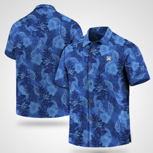 Load image into Gallery viewer, Canterbury-Bankstown Bulldogs NRL National Rugby League Tommy Bahama Big &amp; Tall Fuego Floral Button-Up Shirt – Hawaiian Shirt